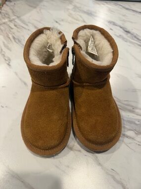 Koolaburra Kids Shearling-Lined Boots - Brown